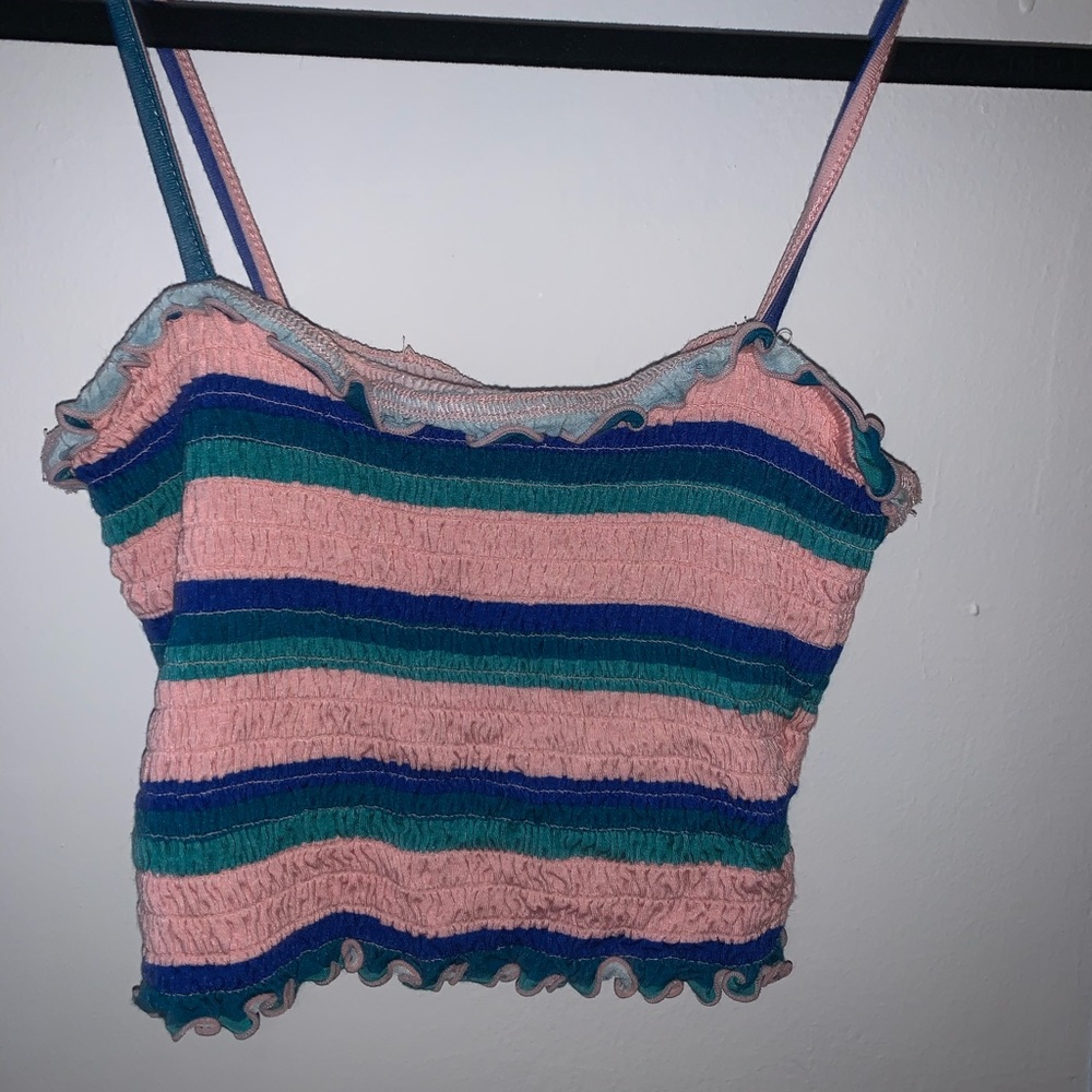 Striped Crop Top